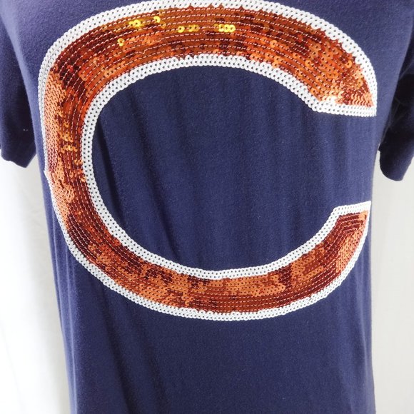 VS PINK Blue Chicago Bears Jersey Size Medium - Picture 7 of 13